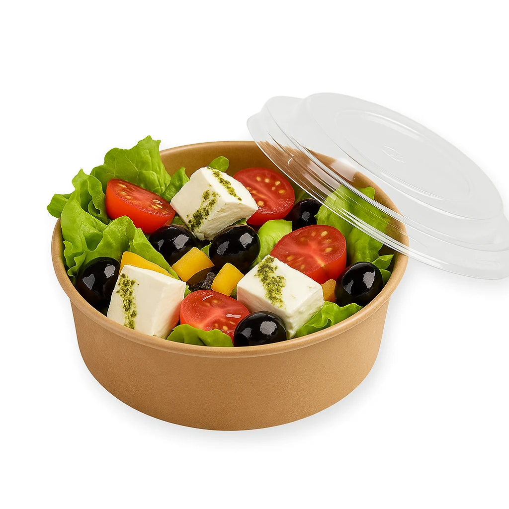 Bio-Salatschale aus Pappe 650ml