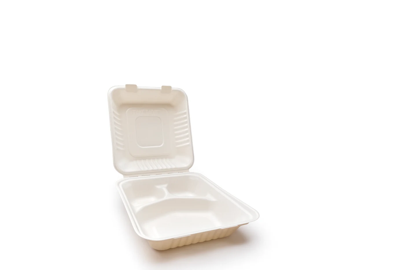 Bio-Menübox 3geteilt mit Deckel